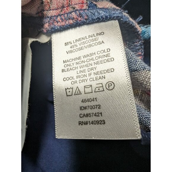 LOFT Linen Blend Floral Shorts Size‎ 4 - Picture 7 of 7